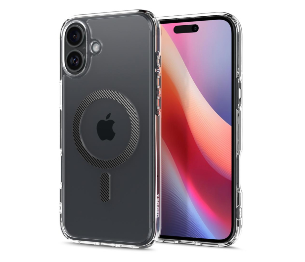 SPIGEN Ultra Hybrid Mag Magsafe do iPhone 16 Carbon Fiber ACS08207 - 1279712 - zdjęcie